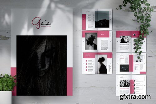 GAIA Company Creative Agency Portfolio Brochures