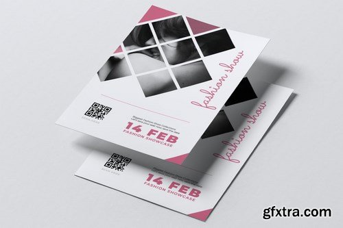 GAIA Fashion Show Event Flyer & Business Card