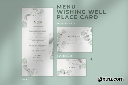 Eucalyptus Wedding Invitation Suite