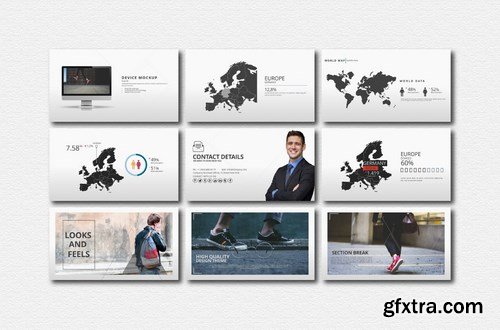 Fashion Powerpoint and Keynote Templates