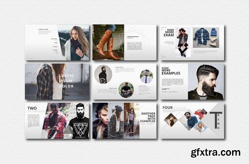 Fashion Powerpoint and Keynote Templates