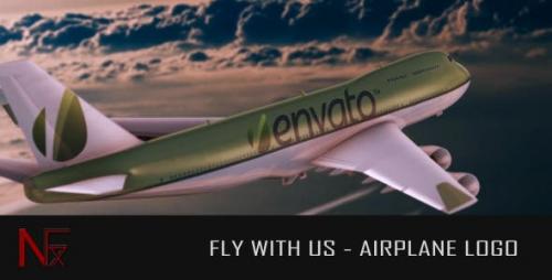 Videohive - Fly With Us - Airplane Logo