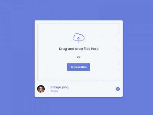 Daily UI - Upload Files - daily-ui-upload-files