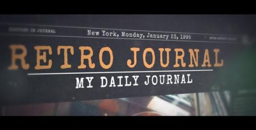 Videohive - History in Journal