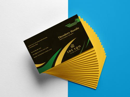 Dark Business Card Template - dark-business-card-template