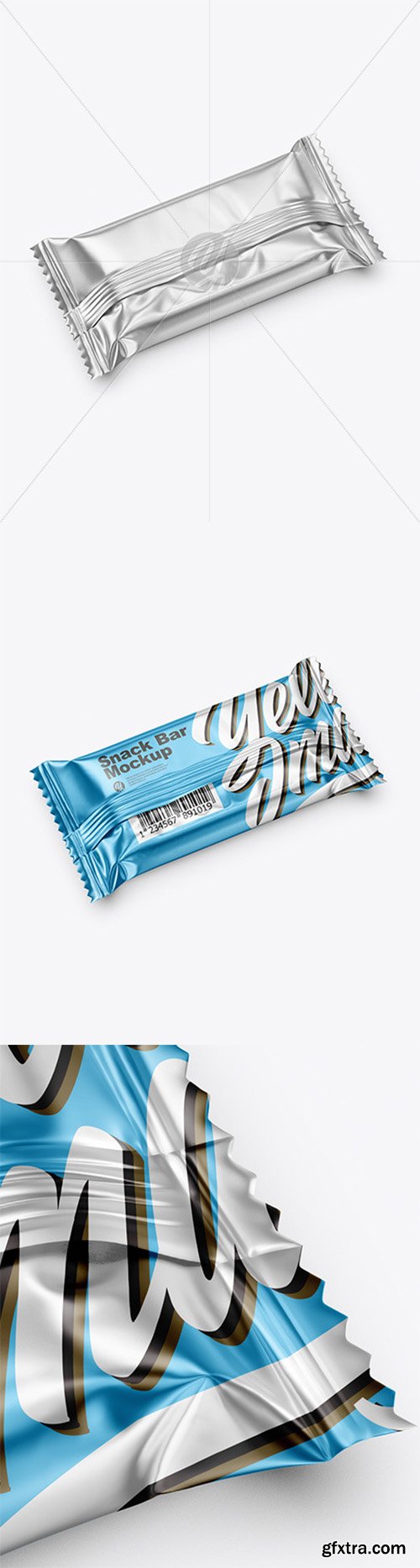 Metallic Snack Bar Mockup 52064