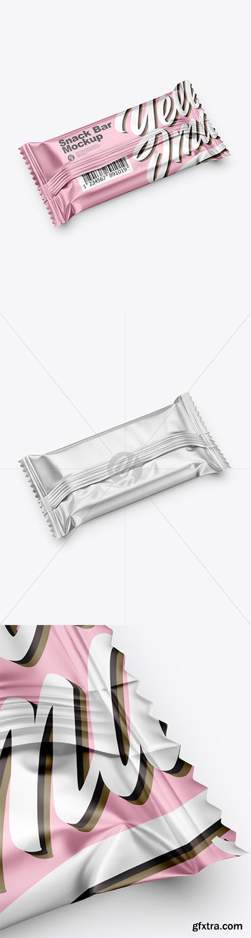 Matte Metallic Snack Bar Mockup 52066