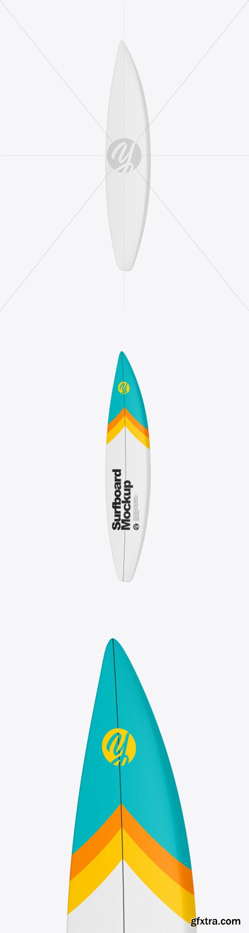 Surfboard Mockup - Half Side View 52067