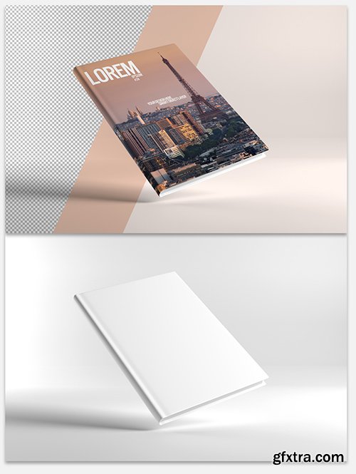 Mock Up of a Vertical A4 Book 308747957