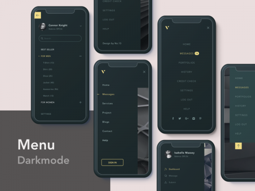 Darkmode Menu chapter Seven - animation - darkmode-menu-chapter-seven-animation