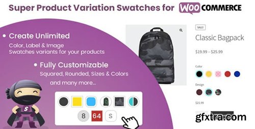 CodeCanyon - Super Product Variation Swatches for WooCommerce v1.3 - 24566625