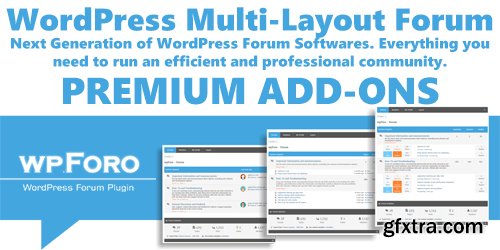 wpForo v1.6.5 - Next Generation of WordPress Forum Softwares + wpForo Add-Ons - NULLED