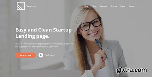 ThemeForest - Vanessa v1.0.6 - Easy Startup Landing Page WP Theme (Update: 22 December 19) - 16224390