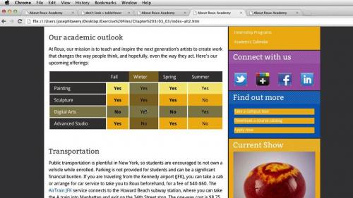 Lynda - CSS: Formatting Visual Data - 114886