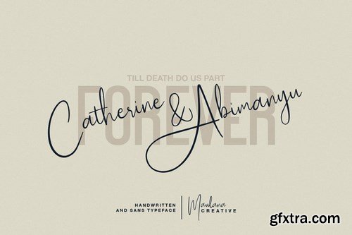 Poliesster - Font Duo Script Sans