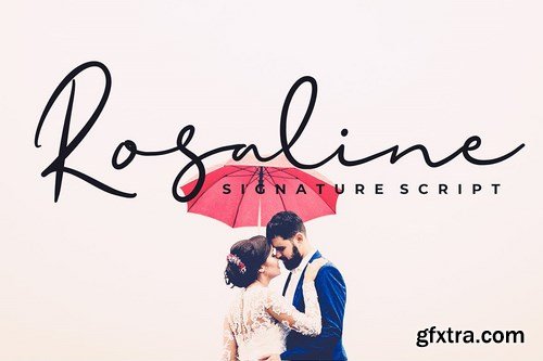 Rosaline Signature Script Font