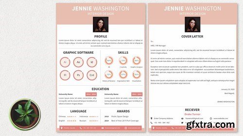 CV Resume Modern And Elegant