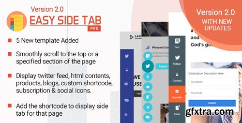 CodeCanyon - Easy Side Tab Pro v2.0.3 - Responsive Floating Tab Plugin For Wordpress - 22296723