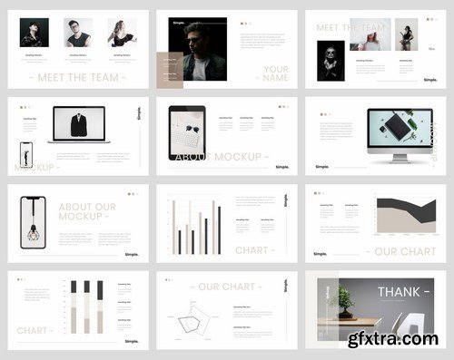 Kouri - Minimal Powerpoint Google Slides and Keynote Templates