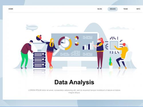 Data Analysis Flat Concept - data-analysis-flat-concept