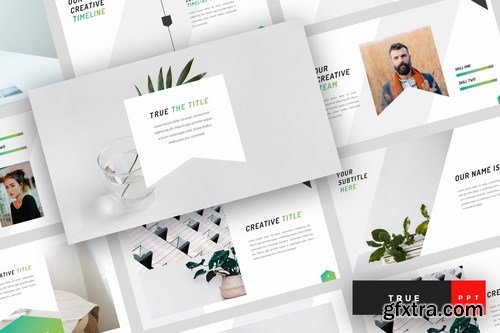 True - Minimal Powerpoint Google Slides and Keynote Templates