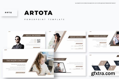 Artota - Powerpoint Google Slides and Keynote Templates