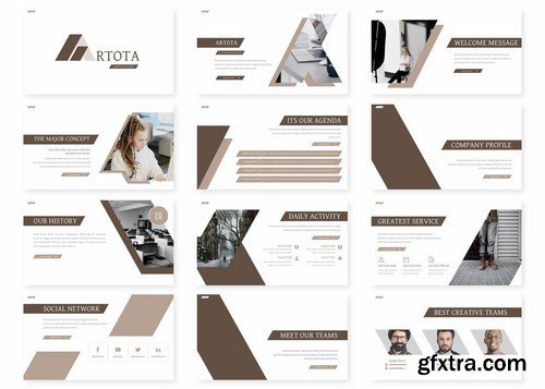 Artota - Powerpoint Google Slides and Keynote Templates