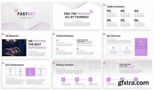 Fastnet - Networking Powerpoint Template