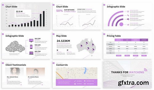 Fastnet - Networking Powerpoint Template