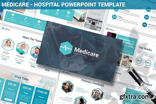 Medicare - Hospital Powerpoint Template