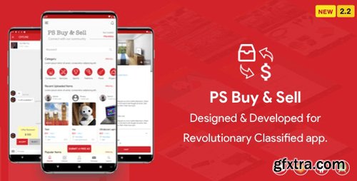 CodeCanyon - PS BuySell ( Olx, Mercari, Offerup, Carousell, Buy Sell ) Clone Classified App v2.1 - 24220109