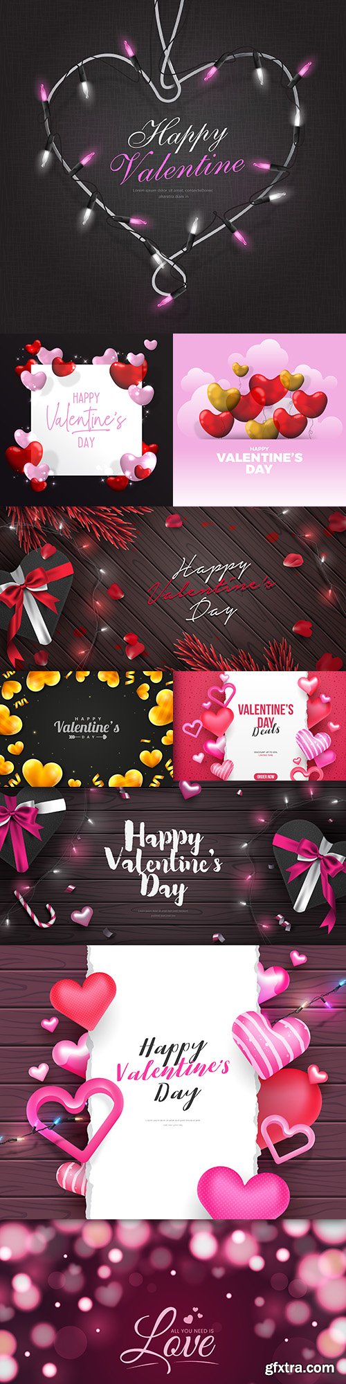 Valentine\'s Day romantic decorative background