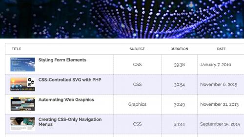 Lynda - Design the Web: Creating a Sortable Table - 483220