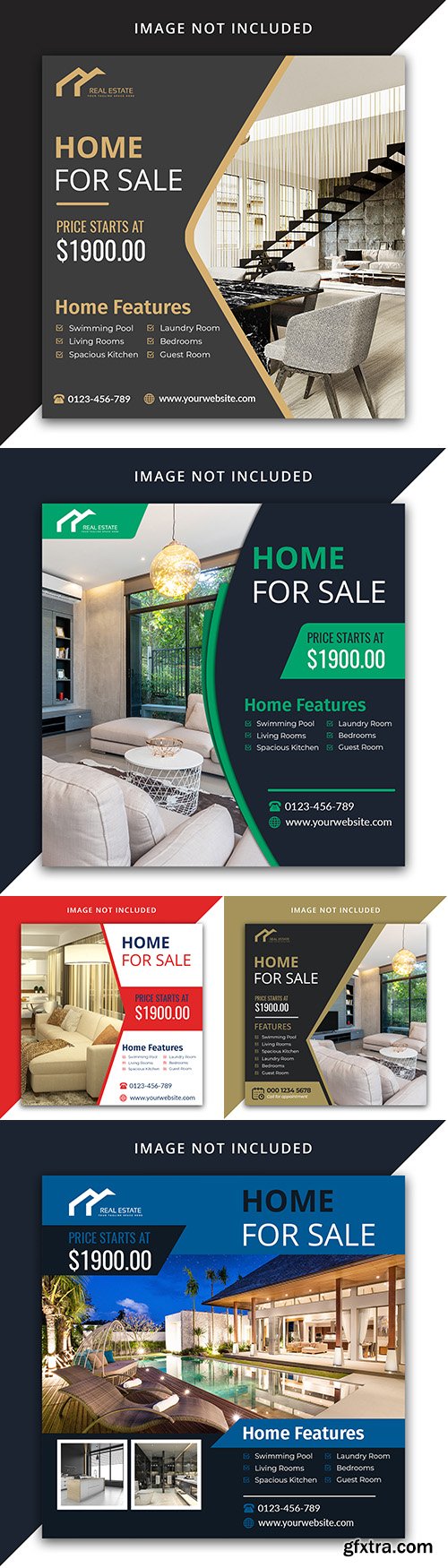 Elite real estate social network design templates