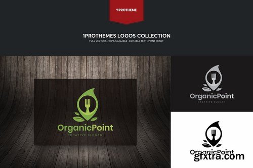 Organic Point Logo Template