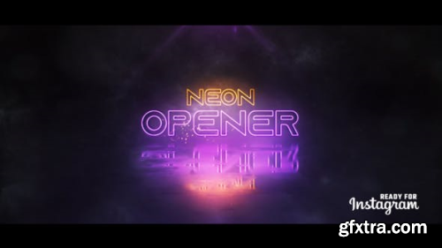 Videohive Neon Logo Opener 24168138