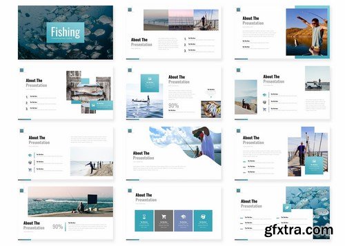 Fishing - Powerpoint Google Slides and Keynote Templates