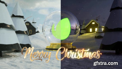 Videohive Christmas Logo Intro 25107889