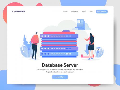 Database Server Illustration - database-server-illustration