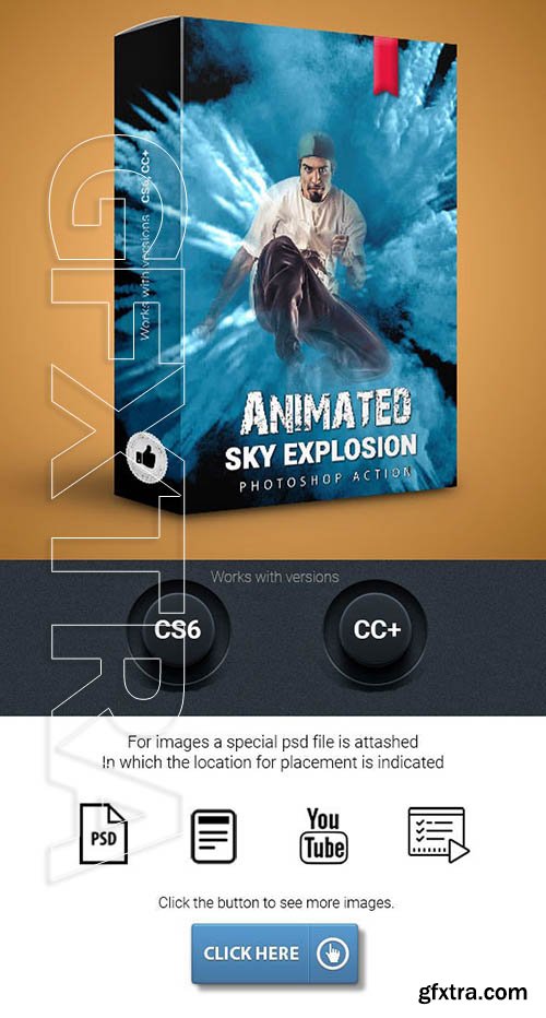 GraphicRiver - Sky Explosion Photoshop Action 24944107