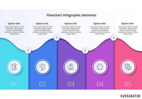 5 Step Infographic Layout - 255264726 - 255264726