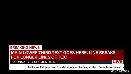 Breaking News Lower Third - 174742617 - 174742617