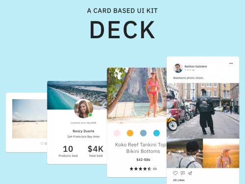 Deck UI Kit for Sketch - Card Based UI - deck-ui-kit-for-sketch-card-based-ui