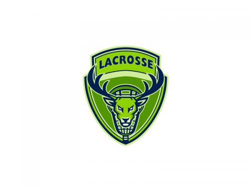 Deer Buck Stag Lacrosse Crest - deer-buck-stag-lacrosse-crest