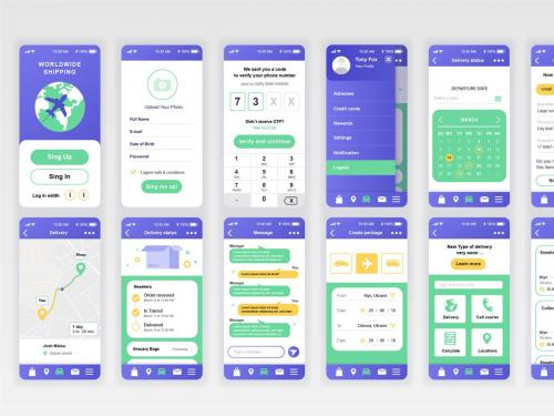 Delivery Mobile App UX and UI Kit - delivery-mobile-app-ux-and-ui-kit