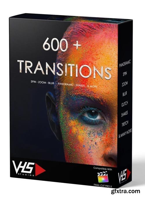 VHS Studio - VHS 600+ Final Cut Transitions