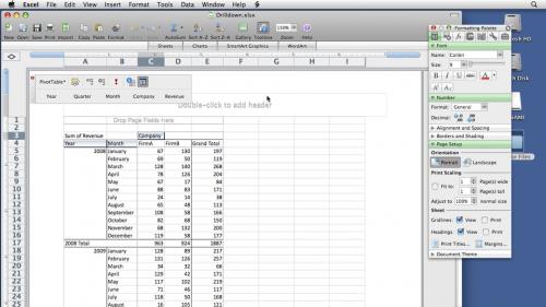 Lynda - Excel 2008 for Mac: Pivot Tables for Data Analysis - 55766