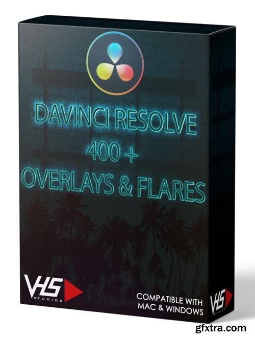 VHS Studio - VHS DaVinci Resolve 400+ Overlays &amp; Flares