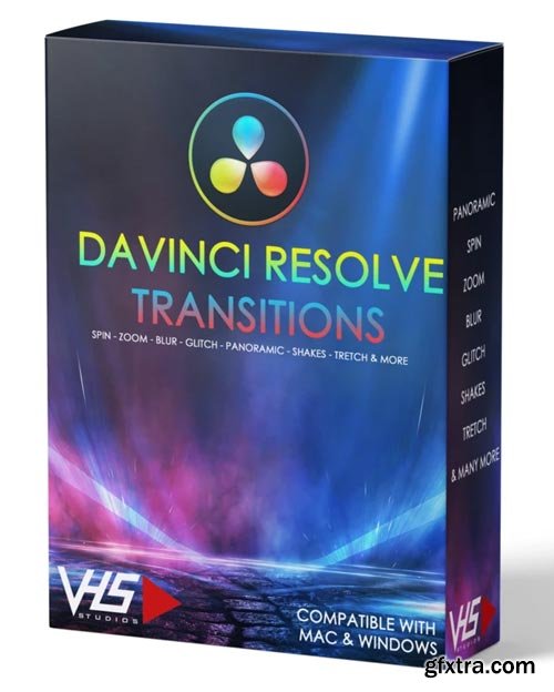 VHS Studio - VHS DaVinci Resolve Transitions