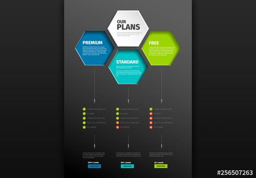 Comparason Card Layout - 256507263 - 256507263